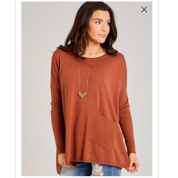 Cozy Comfort Pocket Sweater - Picture 5 of 5